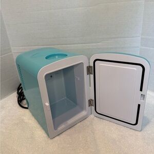 Compact Blue Mini Fridge